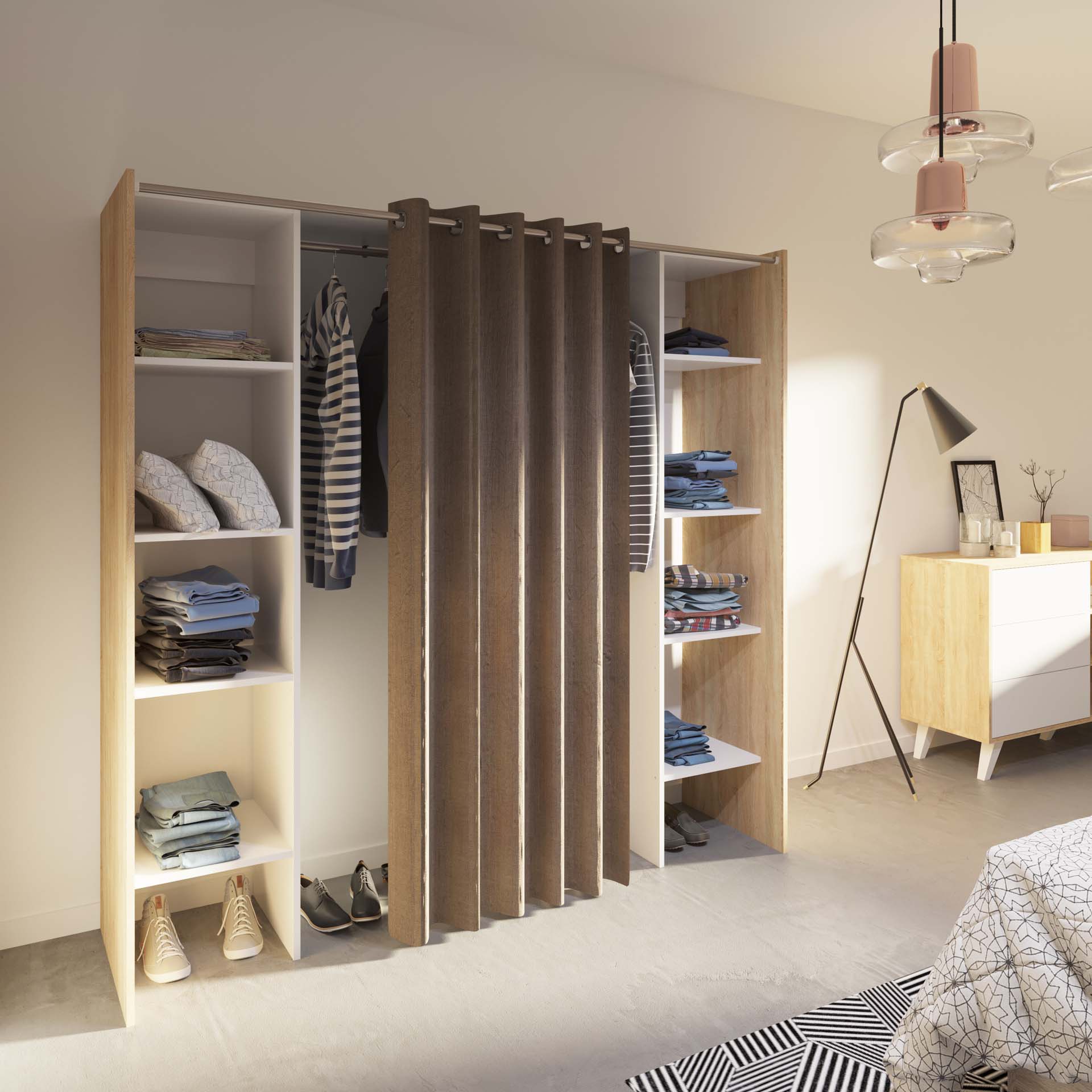 TOM WARDROBE 2 COLUMNS