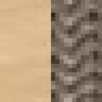 NAT OAK.MEL/ TAUPE CURTAIN