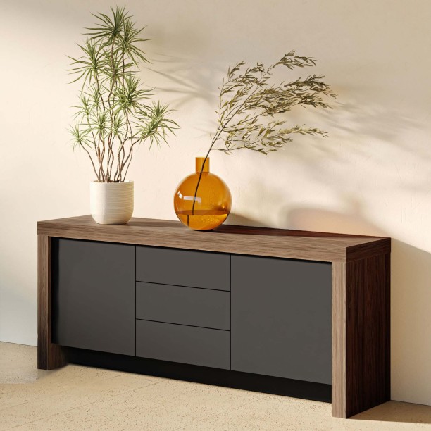 KOBE SIDEBOARD 2 DOORS 3 DRAWERS