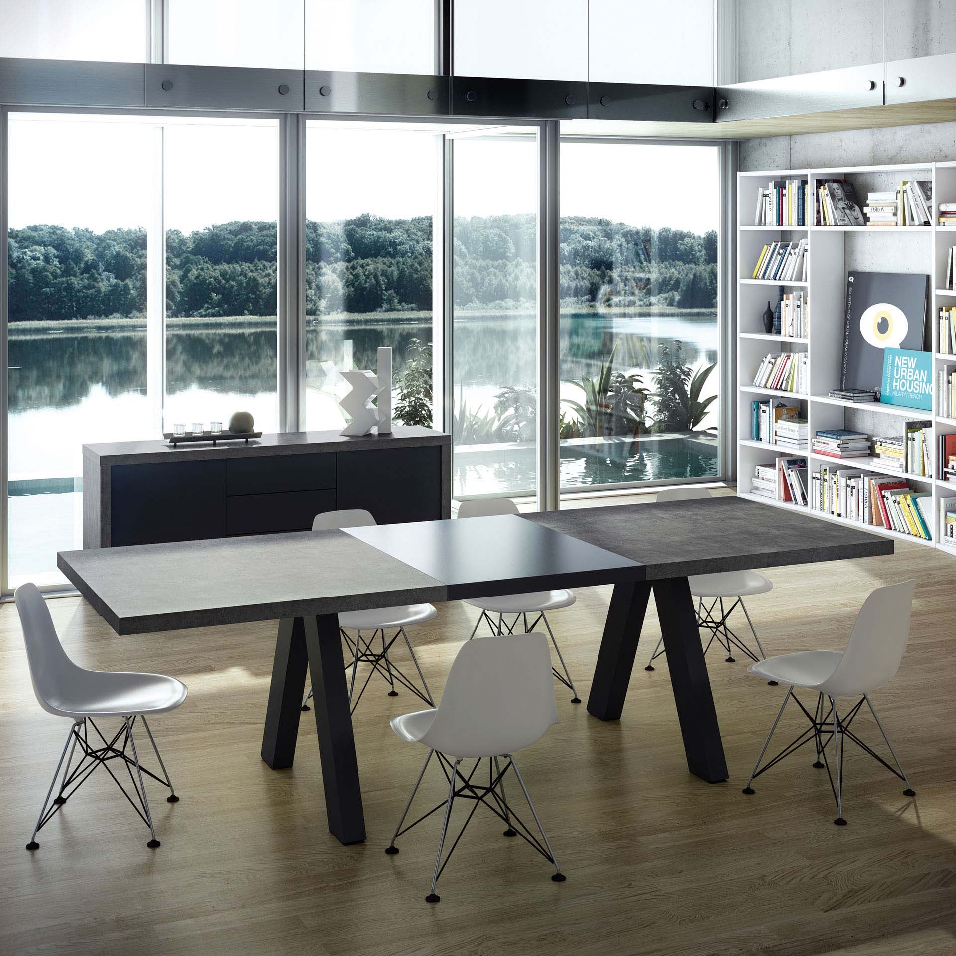 APEX MESA DE JANTAR 200 EXTENSÍVEL
