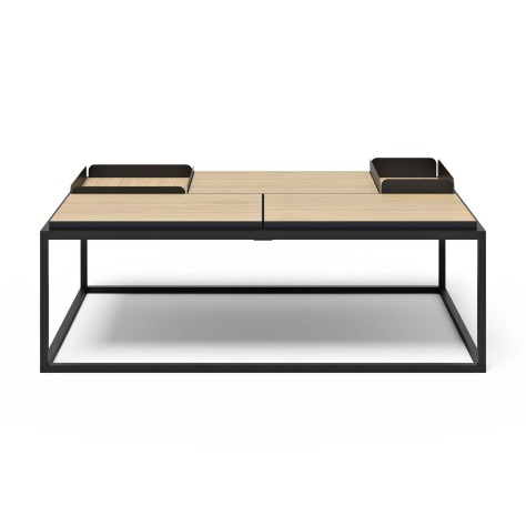 DOURO COFFEE TABLE 120 W/ 3 TOPS AND 2 BOXES - Image product