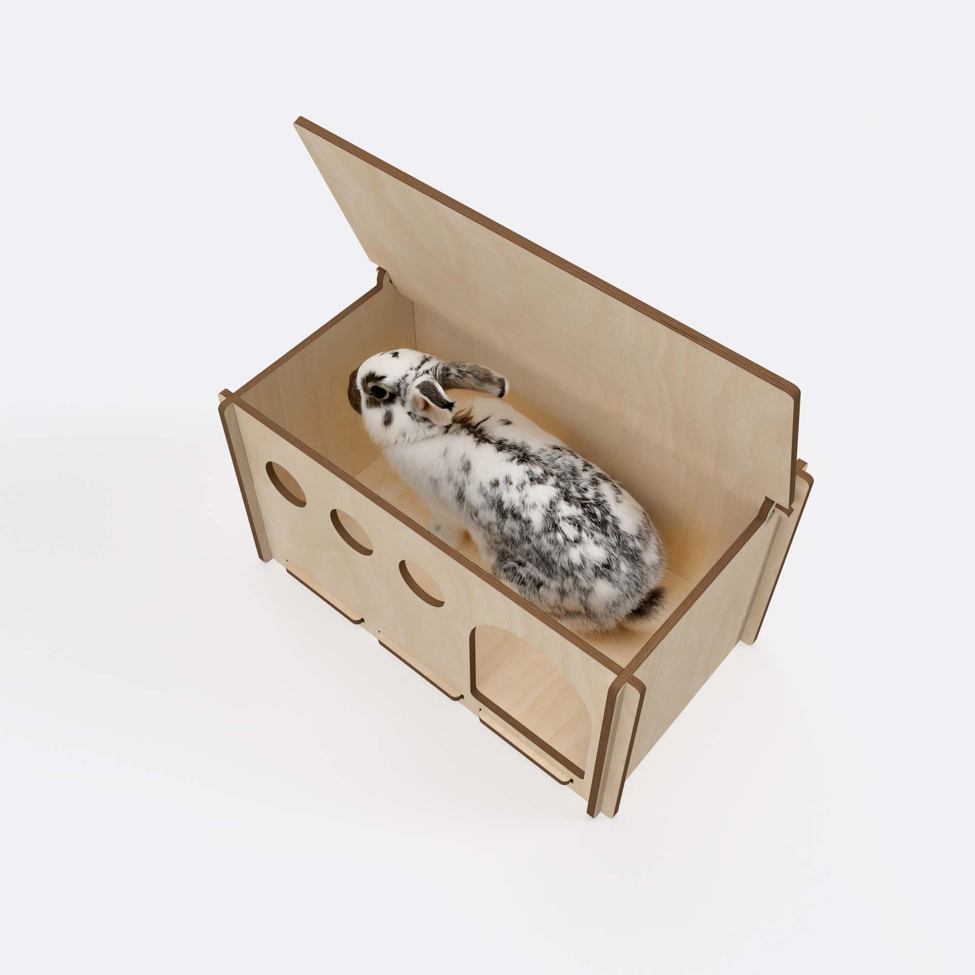 BUNNY SHELTER II Natural Birch Plywood