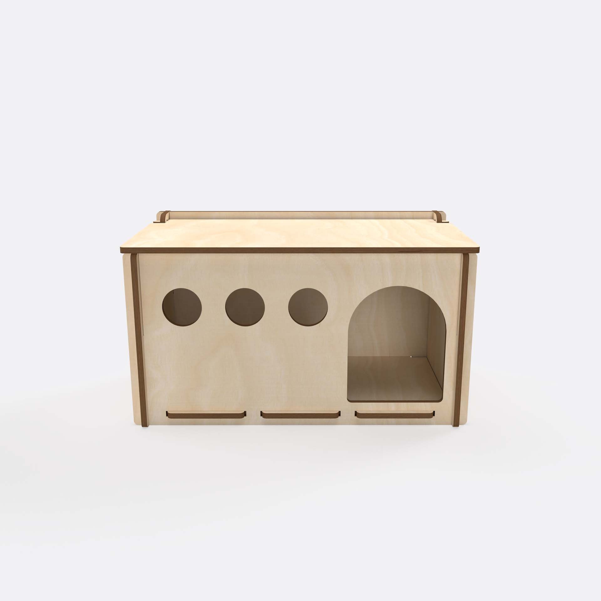 BUNNY SHELTER II Natural Birch Plywood