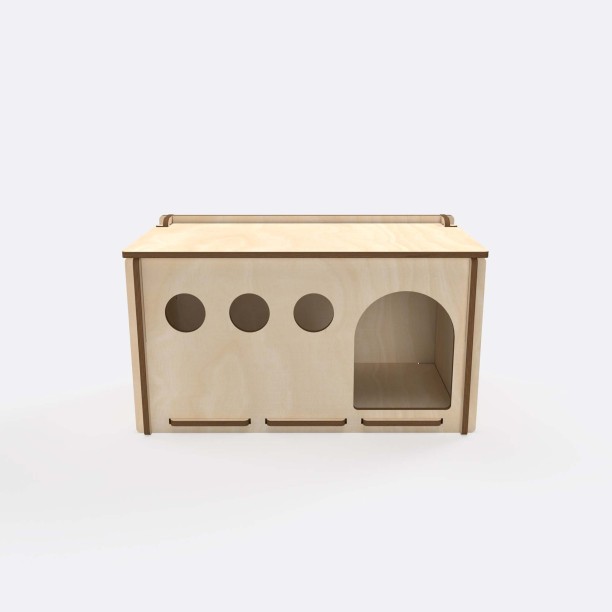 BUNNY SHELTER II Natural Birch Plywood