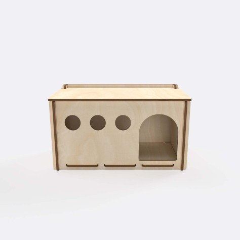 BUNNY SHELTER II Natural Birch Plywood - Image product