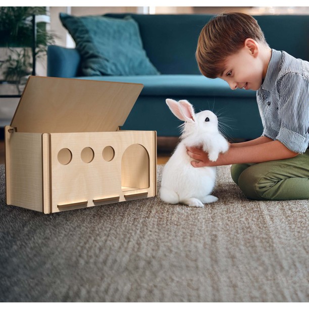 BUNNY SHELTER II Natural Birch Plywood