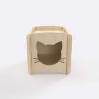 CAT HOUSE Natural Birch Plywood CAT HOUSE Natural Birch Plywood