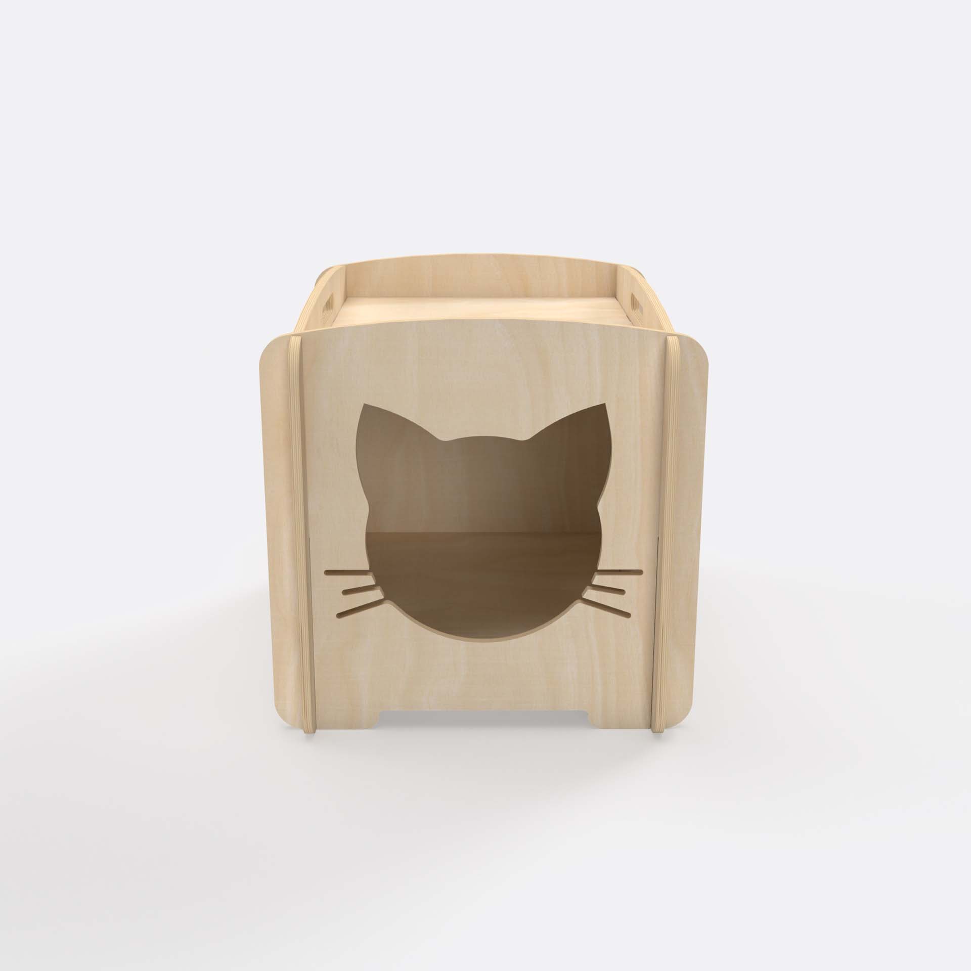 CAT HOUSE Natural Birch Plywood