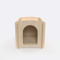 DOG HOUSE Size M Natural Birch Plywood DOG HOUSE Size M Natural Birch Plywood